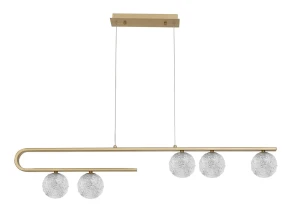 Lampa wisząca PASTO LE41735 złoty 5xG9