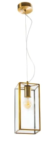 Lampa wisząca SALTA LE41779 mosiądz 1xE27