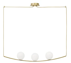Lampa wisząca SORIA LE41785 mosiądz 3xE14