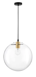 Lampa wisząca UPATA LE41813 transparentny 1xE27