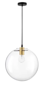 Lampa wisząca UPATA LE41814 transparentny 1xE27