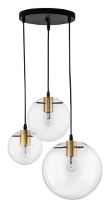 Lampa wisząca UPATA LE41815 transparentny 3xE27