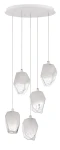 Lampa wisząca VIGIA LE41823 transparentny 5xG9
