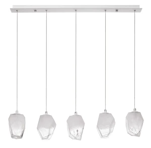 Lampa wisząca VIGIA LE41824 transparentny 5xG9