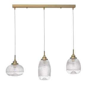 Lampa wisząca AHIGAL LE41847 złoty 3xE14