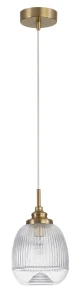 Lampa wisząca AHIGAL LE41851 złoty 1xE14