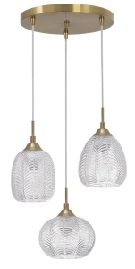 Lampa wisząca ALCALA LE41857 złoty 3xE27