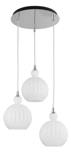 Lampa wisząca AVILES LE41886 chrom 3xE27