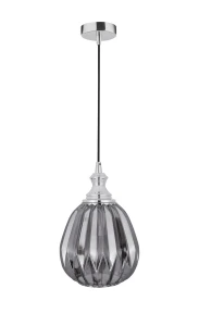 Lampa wisząca BAILEN LE41892 chrom 1xE27