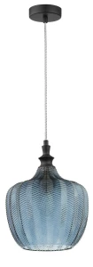 Lampa wisząca BURGOS LE41917 niebieski 1xE27