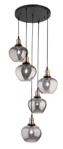 Lampa wisząca CALDAS LE41928 czarny 5xE27