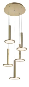 Lampa wisząca ESQUEL LE41992 złoty LED 53W