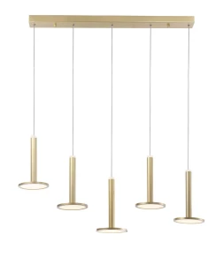 Lampa wisząca ESQUEL LE41993 złoty LED 53W