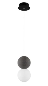 Lampa wisząca IBAGUE LE42062 szary 1xG9