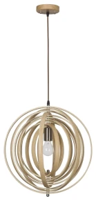 Lampa wisząca MARTIN LE42097 drewniany 1xE27