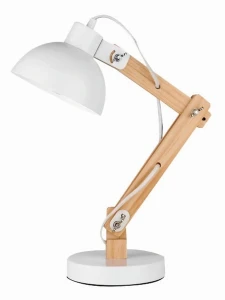 Lampa biurkowa NIRGUA LE42109 drewniany 1xE27