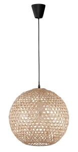 Lampa wisząca OVIEDO LE42121 drewniany 1xE27