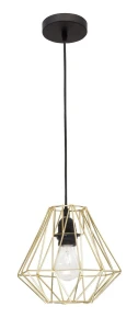 Lampa wisząca QUIBOR LE42156 mosiądz 1xE27