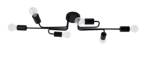 Plafon SOCOPO LE42176 czarny 6xE27