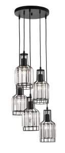 Lampa wisząca TANDIL LE42178 czarny 5xE27