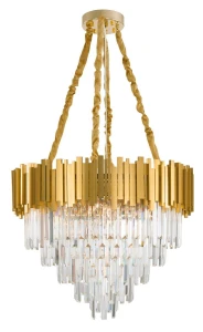 Lampa wisząca CAMPANA LE42288 złoty 12xE14