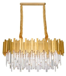 Lampa wisząca CAMPANA LE42289 złoty 8xE14