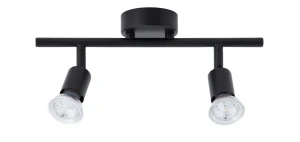 Lampa podtynkowa MENDOZA LE42483 czarny 2xGU10