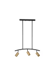 Lampa wisząca CAYES LE42617 czarny 3xGU10
