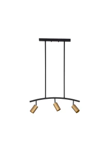Lampa wisząca CAYES LE42617 czarny 3xGU10