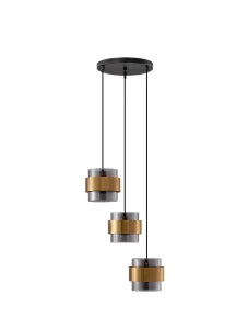 Lampa wisząca VIEJA LE42624 złoty 3xE27