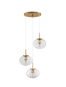 Lampa wisząca HAINA LE42646 złoty 3xE27