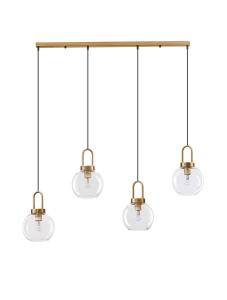 Lampa wisząca BANES LE42654 złoty 4xE27