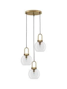Lampa wisząca BANES LE42655 złoty 3xE27
