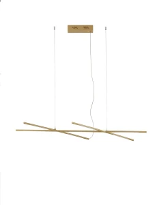 Lampa wisząca BELL LE42729 złoty LED 30W