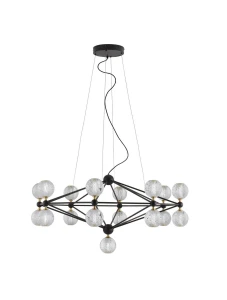 Lampa wisząca BOYA LE42740 czarny LED 71.4W