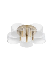 Plafon TUNAS LE42742 złoty LED 28W