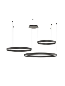 Lampa wisząca JACA LE42765 czarny LED 143W