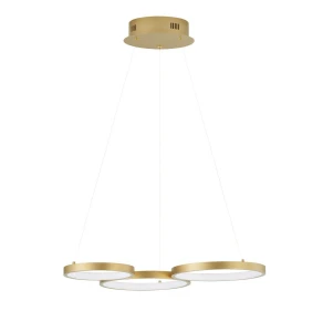 Lampa wisząca GARCIA LE42826 złoty LED 28W