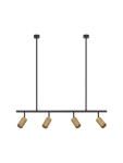 Lampa wisząca CAYES LE42927 czarny 4xGU10