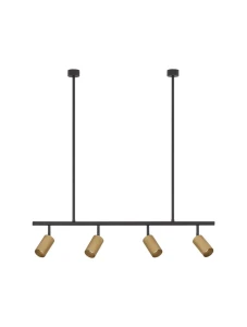 Lampa wisząca CAYES LE42927 czarny 4xGU10