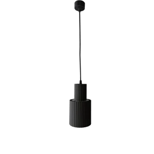 Lampa wisząca Light Prestige Tokio 1 Tuba duża Czarna
