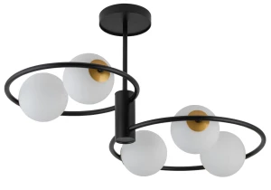 Plafon Sigma AQUA 5 czarny