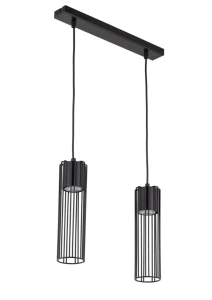 Lampa wisząca Sigma FOBIA 2 prosty czarny