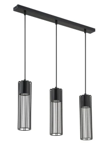 Lampa wisząca Sigma FOBIA 3 prosty czarny
