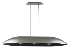 Lampa wisząca Sigma Gondola L srebrny/czarny