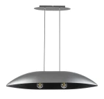 Lampa wisząca Sigma Gondola M srebrny/czarny