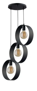 Lampa wisząca Sigma HAPPY 3 czarny