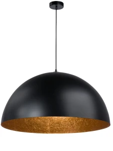Lampa wisząca Sigma Sfera 70 czarny/miedź