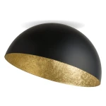 Plafon Sigma Sfera 35 czarny/złoty