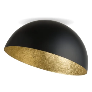 Plafon Sigma Sfera 35 czarny/złoty
